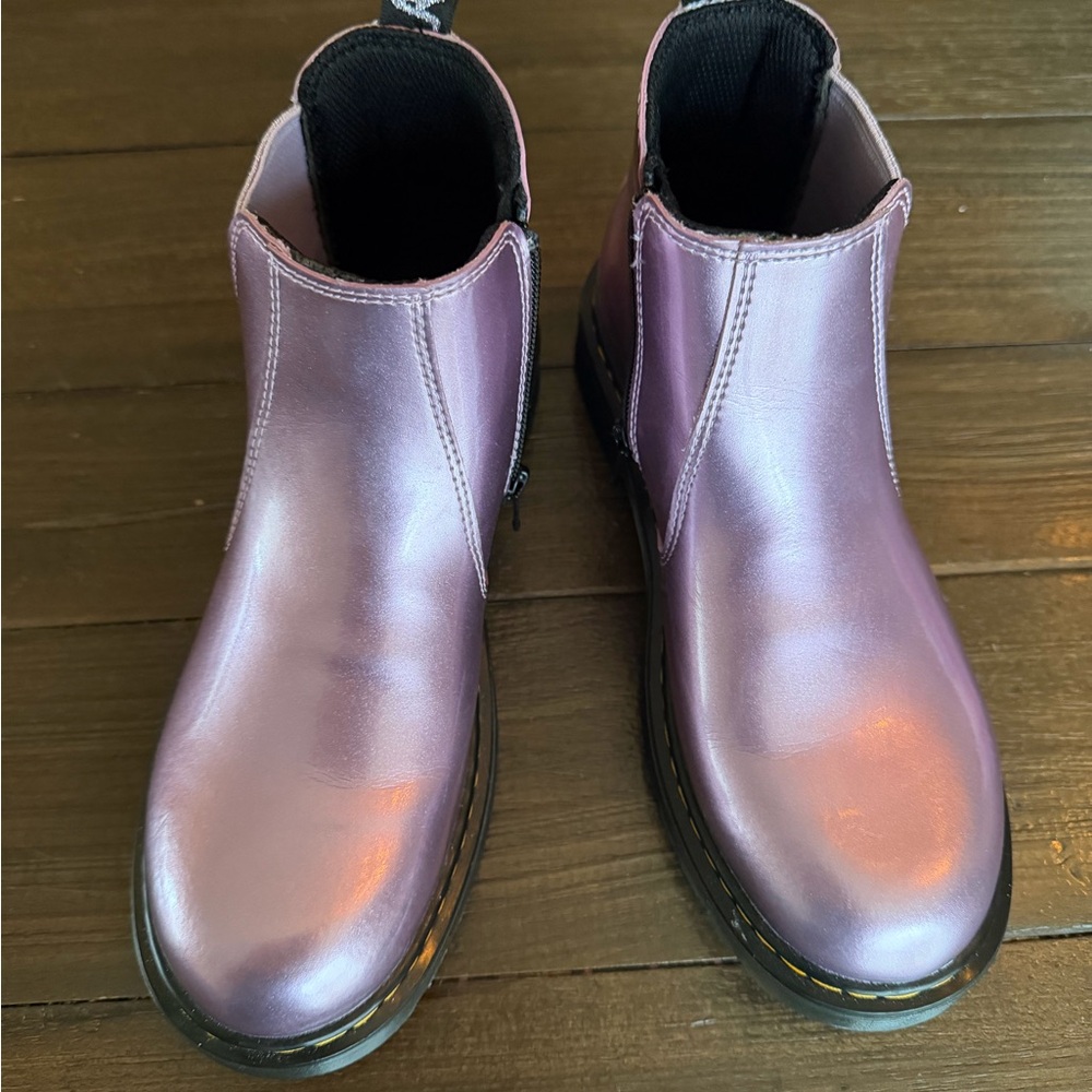Kids Pink Dr. Marten Chelsea Boots